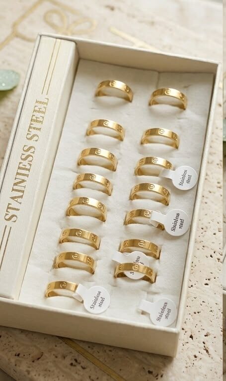 Stainless steel rings R001